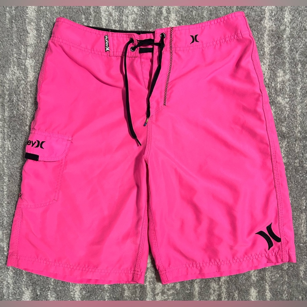 Hurley Hot Pink Men's Board Shorts